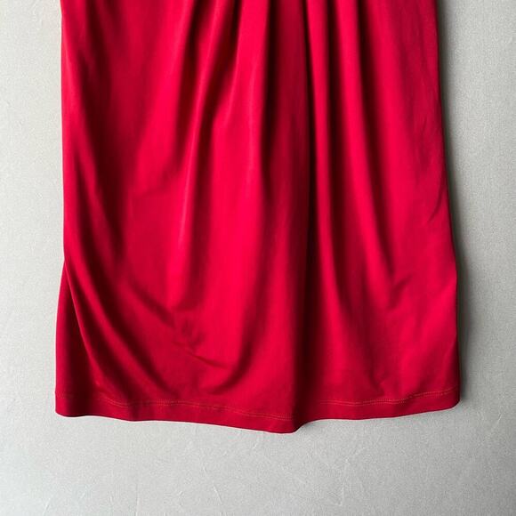 BCBG generation sz M one shoulder‎ red mini party dress - Picture 3 of 8